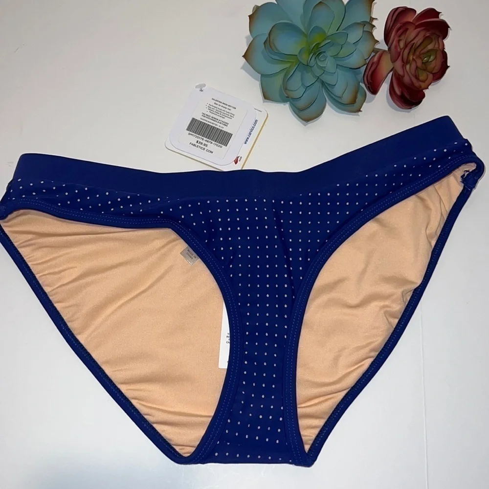 Fabletics Valentina Blue Bikini Bottom Size XS